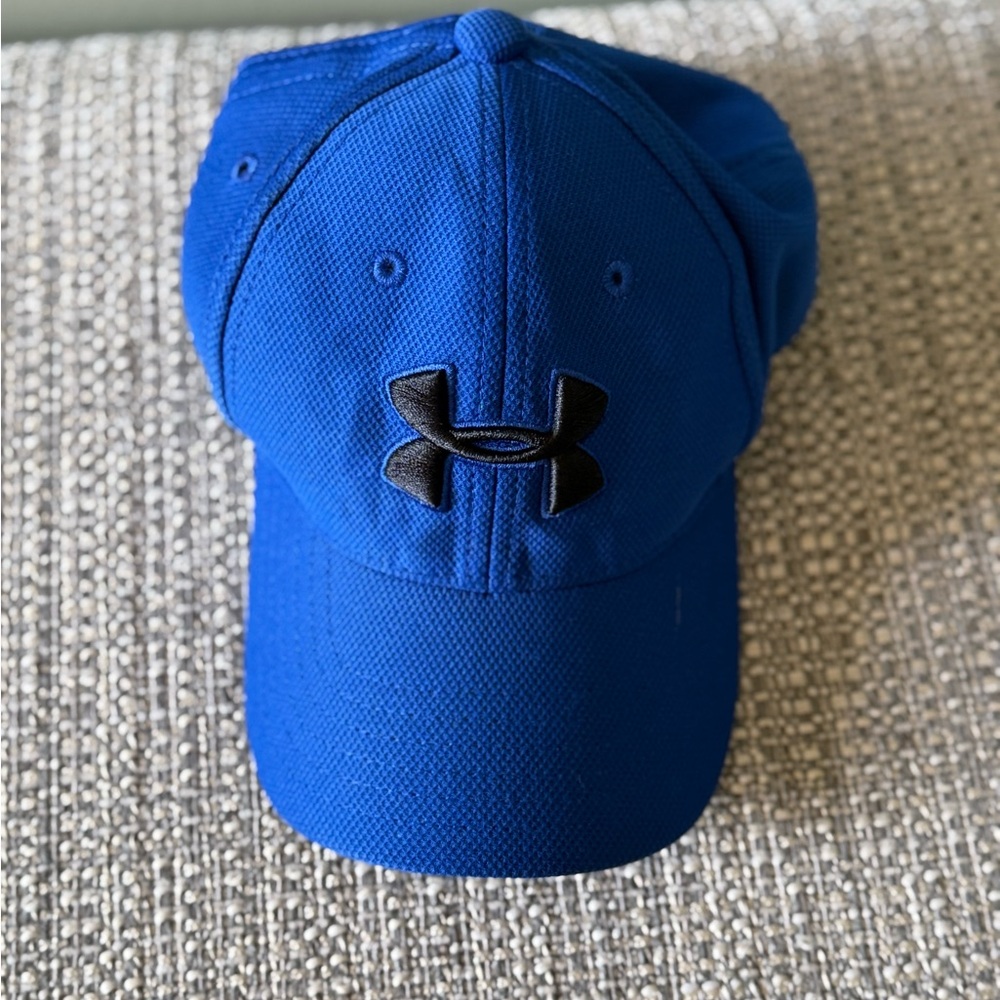 Under Armour Blue and Black Youth Cap